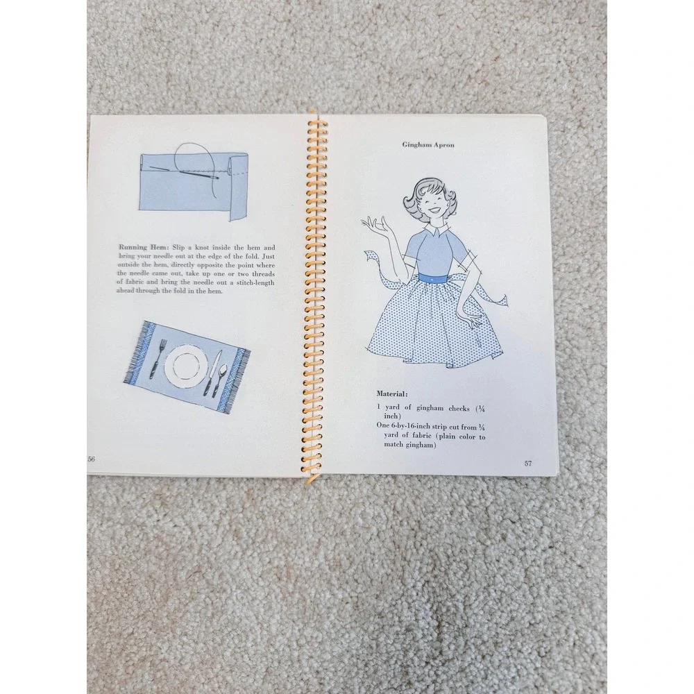 Vintage Singer Simple Sewing Book 1969 Easy-To-Do Spiral Craft Instruction
